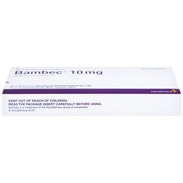 Thuốc Bambec 10mg AstraZeneca điều trị hen phế quản, co thắt phế quản (3 vỉ x 10 viên)