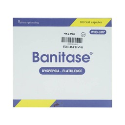 Thuốc Banitase Phil Inter điều trị khó tiêu đầy hơi (20 vỉ x 5 viên)