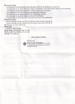 Hỗn dịch Barudon Susp Clesstra giảm đau nhanh trong viêm dạ dày, loét dạ dày - tá tràng (20 gói x 10ml)