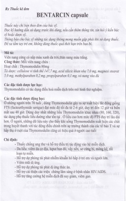 Thuốc Bentarcin 80mg Kolmar chống ung thư, hỗ trợ điều trị tác động vào hệ miễn dịch (6 vỉ x 10 viên)