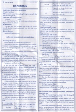 Thuốc Bephardine 100mg điều trị viêm gan siêu vi B mạn tính (3 vỉ x 10 viên)