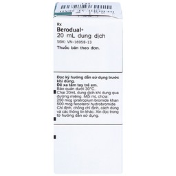 Dung dịch Berodual Boehringer hỗ trợ giãn phế quản (20ml)