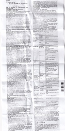 Thuốc Betaloc Zok 50mg AstraZeneca điều trị tăng huyết áp (2 vỉ x 14 viên)