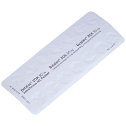 Thuốc Betaloc Zok 50mg AstraZeneca điều trị tăng huyết áp (2 vỉ x 14 viên)