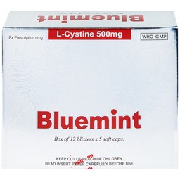 Thuốc Bluemint Phil hỗ trợ điều trị viêm da, sạm da, tàn nhang (12 vỉ x 5 viên)
