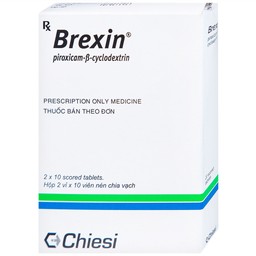 Thuốc Brexin Chiesi giảm các triệu chứng do viêm xương khớp (2 vỉ x 10 viên)