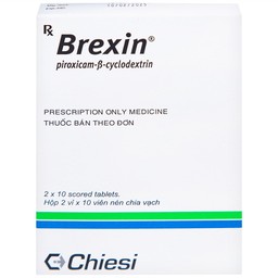 Thuốc Brexin Chiesi giảm các triệu chứng do viêm xương khớp (2 vỉ x 10 viên)