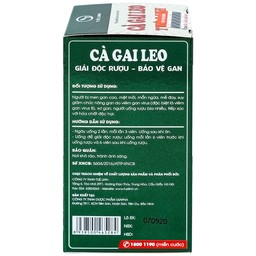 Viên tăng cường chức năng giải độc của gan Cà Gai Leo Tuệ Linh (60 viên)