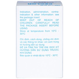 Bột pha hỗn dịch uống Ceclor 125mg Menarini điều trị nhiễm khuẩn (30ml)