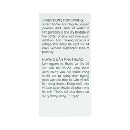 Bột pha hỗn dịch uống Ceclor 125mg Menarini điều trị nhiễm khuẩn (60ml)