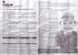 Siro Ceelin United bổ sung vitamin C, tăng cường sức đề kháng (60ml)