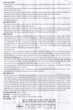 Thuốc Cezirnate 250 mg Uphace điều trị nhiễm khuẩn thể nhẹ đến vừa ở đường hô hấp (2 vỉ x 5 viên)