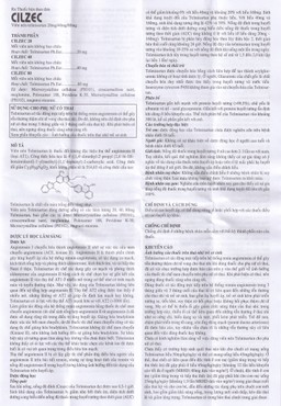 Thuốc Cilzec 40 MSN điều trị cao huyết áp (3 vỉ x 10 viên)