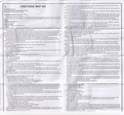 Thuốc Cimetidine MKP 300mg Mekophar điều trị ngắn hạn loét dạ dày, tá tràng tiến triển (10 vỉ x 10 viên)