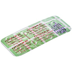 Thuốc Citopam 20 Sun Pharma điều trị trầm cảm, rối loạn hoảng sợ (3 vỉ x 10 viên)