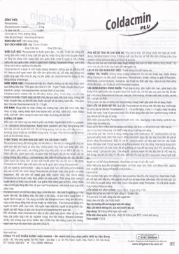 Thuốc Coldacmin Flu DHG điều trị triệu chứng cảm sốt, nhức đầu, đau nhức cơ bắp (10 vỉ x 10 viên)