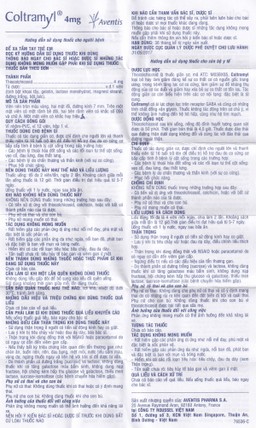 Thuốc Coltramyl 4mg Roussel điều trị hỗ trợ đau do co cứng cơ bắp cấp tính (1 vỉ x 12 viên)