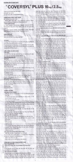 Thuốc Coversyl Plus 10mg/2.5mg Servier điều trị tăng huyết áp (30 viên)
