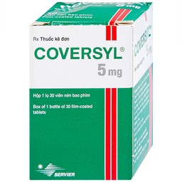 Thuốc Coversyl 5mg Servier điều trị tăng huyết áp (30 viên)