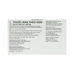 Thuốc Cozaar XQ 5/100mg MSD điều trị cao huyết áp vô căn (3 vỉ x 10 viên)