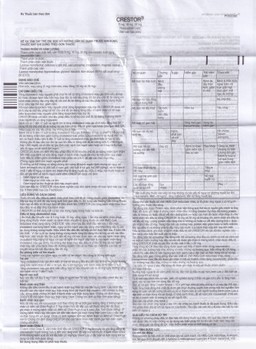 Thuốc Crestor 20mg AstraZeneca điều trị tăng cholesterol máu nguyên phát (2 vỉ x 14 viên)