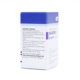 Thuốc tiêm Dalacin C 600mg/4ml Pfizer điều trị nhiễm khuẩn (4ml)