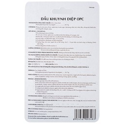 Dầu Khuynh Diệp OPC phòng và trị cảm cúm, sổ mũi, nghẹt mũi (25ml)