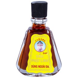 Dầu Phật Linh Trường Sơn điều trị cảm, ho, sổ mũi, nhức đầu, say nắng (12 chai x 5ml)