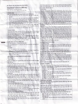 Thuốc Depakine Chrono 500mg Sanofi điều trị động kinh (30 viên)