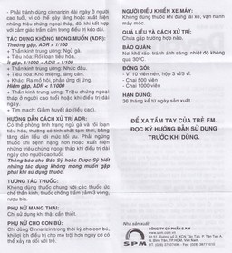 Thuốc Devomir S.P.M ohòng ngừa say sóng, say tàu xe, máy bay (3 vỉ x 10 viên)