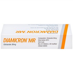 Thuốc Diamicron MR Servier điều trị tiểu đường típ 2 (2 vỉ x 30 viên)