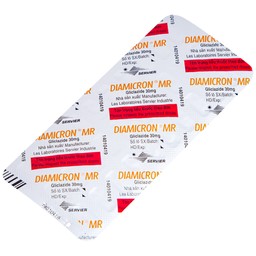 Thuốc Diamicron MR Servier điều trị tiểu đường típ 2 (2 vỉ x 30 viên)