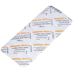 Thuốc Diamicron MR 60mg Servier điều trị tiểu đường típ 2 (2 vỉ x 15 viên)