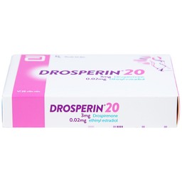 Thuốc tránh thai hằng ngày Drosperin 20 Abbott (1 vỉ x 28 viên)