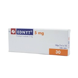 Thuốc Ednyt 5mg Gedeon điều trị tăng huyết áp, suy tim (3 vỉ x 10 viên)