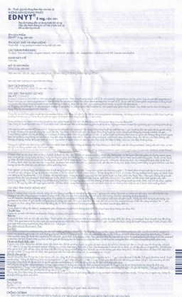 Thuốc Ednyt 5mg Gedeon điều trị tăng huyết áp, suy tim (3 vỉ x 10 viên)