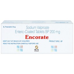 Thuốc Encorate Sun Pharma điều trị động kinh (10 vỉ x 10 viên)