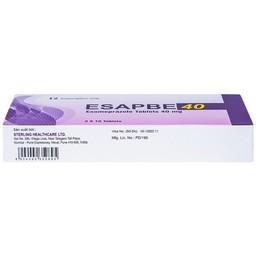 Thuốc Esapbe 40 Sterling Healthcare điều trị trào ngược dạ dày thực quản (3 vỉ x 10 viên)