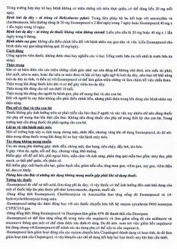 Thuốc Esomeprazol 40-US điều trị trào ngược dạ dày, thực quản (3 vỉ x 10 viên)