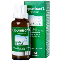 Nhũ dịch Espumisan L Menarini điều trị các triệu chứng chướng bụng, đau bụng (30ml)