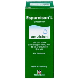 Nhũ dịch Espumisan L Menarini điều trị các triệu chứng chướng bụng, đau bụng (30ml)