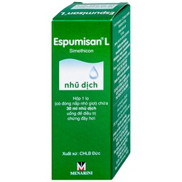 Nhũ dịch Espumisan L Menarini điều trị các triệu chứng chướng bụng, đau bụng (30ml)