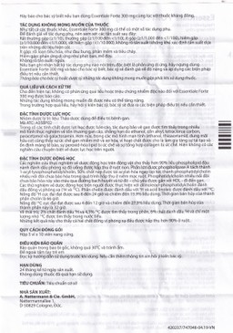 Thuốc Essentiale Forte 300mg Natterman cải thiện các triệu chứng bệnh lý gan (5 vỉ x 10 viên)