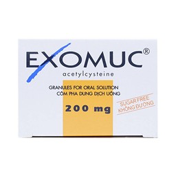 Cốm Exomuc Bouchara điều trị rối loạn chất tiết phế quản (30 gói)