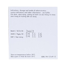 Cốm Exomuc Bouchara điều trị rối loạn chất tiết phế quản (30 gói)