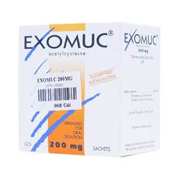 Cốm Exomuc Bouchara điều trị rối loạn chất tiết phế quản (30 gói)