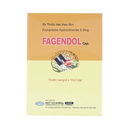 Thuốc Fagendol 5mg Hutecs điều trị dự phòng chứng đau nửa đầu (10 vỉ x 10 viên)