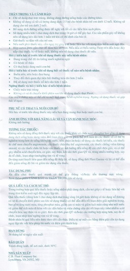 Dung dịch thụt trực tràng Fleet Enema giảm chứng táo bón không thường xuyên (133ml)