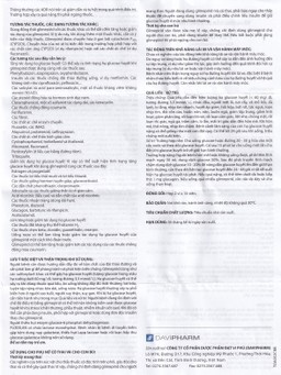 Thuốc Flodilan Davipharm điều trị đái tháo đường tuýp 2 (2 vỉ x 14 viên)