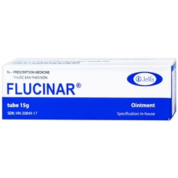 Thuốc mỡ Flucinar Jelfa điều trị viêm da (15g)